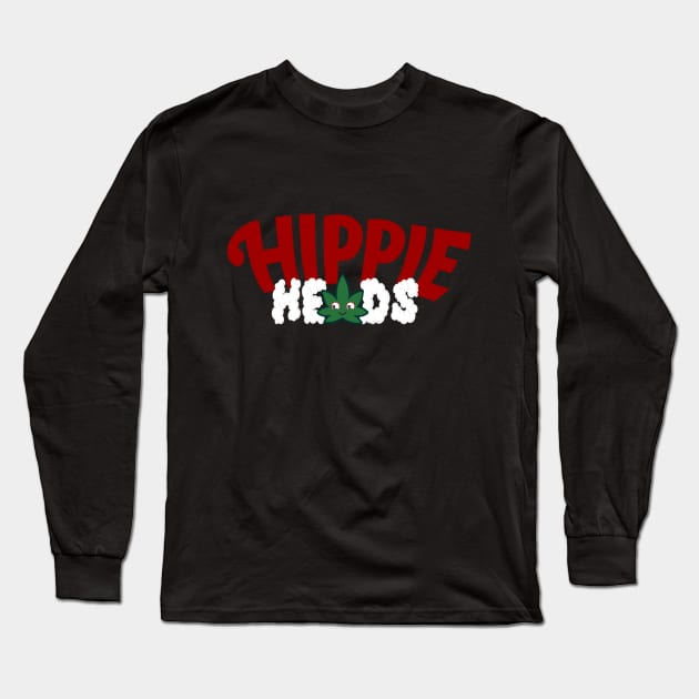 Hippie Heads Main Stream Logo Long Sleeve T-Shirt by HippieHeadsFam